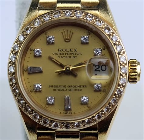 rolex watch 18k gold price